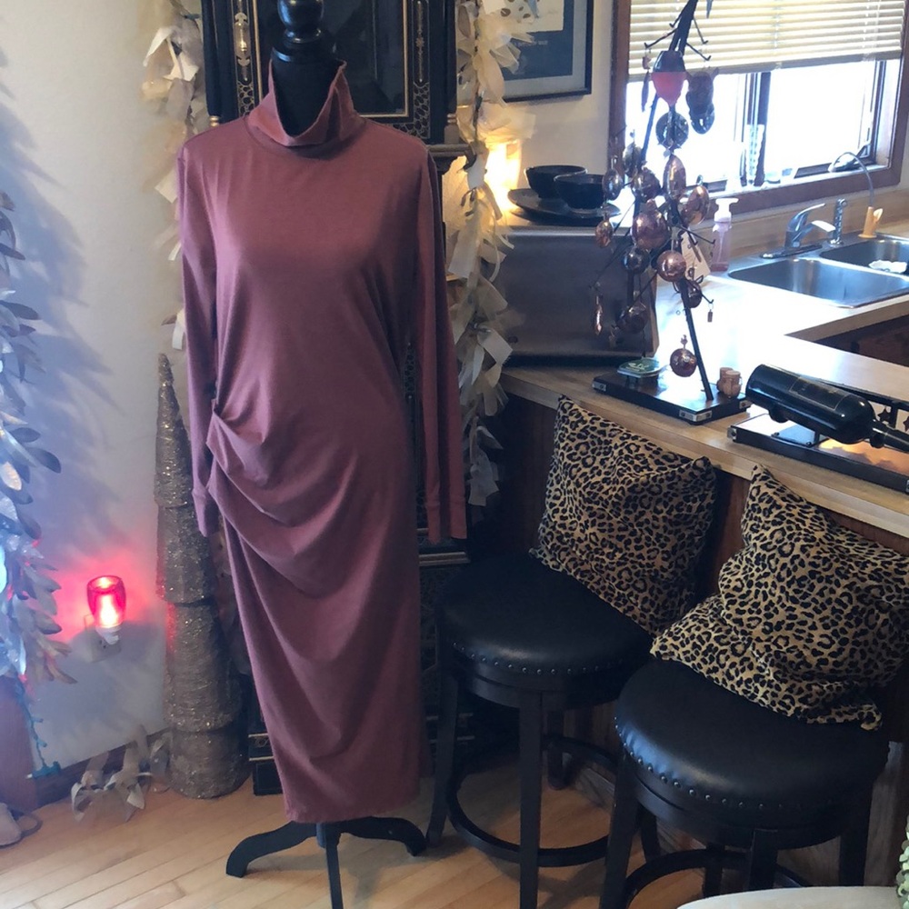 Athleta XL mid calf dress in sienna